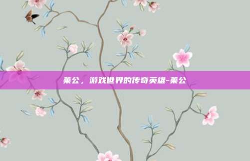 莱公,游戏世界的传奇英雄-莱公