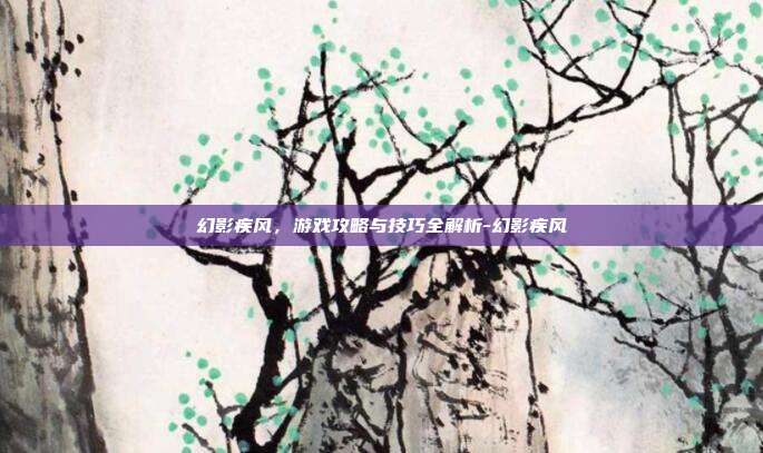 幻影疾风,游戏攻略与技巧全解析-幻影疾风
