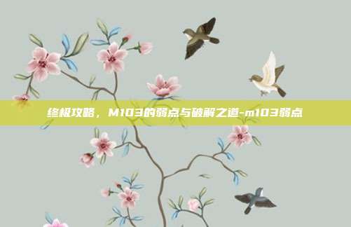 终极攻略,M103的弱点与破解之道-m103弱点