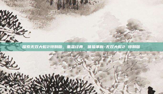 探索无双大蛇2特别版,重温经典,体验革新-无双大蛇2 特别版