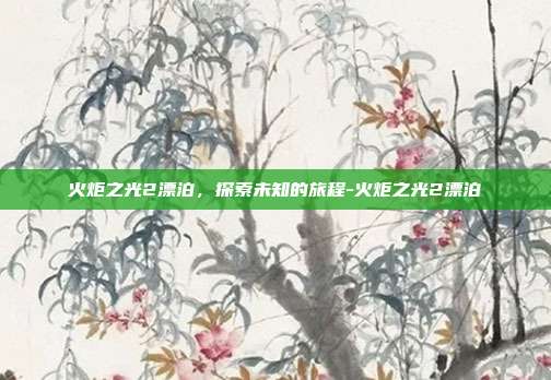火炬之光2漂泊,探索未知的旅程-火炬之光2漂泊