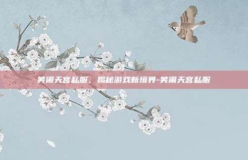 笑闹天宫私服,揭秘游戏新境界-笑闹天宫私服