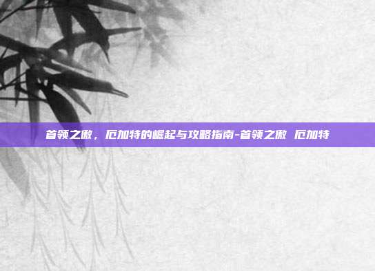 首领之傲,厄加特的崛起与攻略指南-首领之傲 厄加特