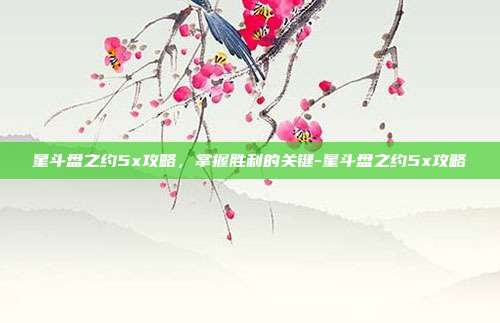 星斗盘之约5x攻略,掌握胜利的关键-星斗盘之约5x攻略