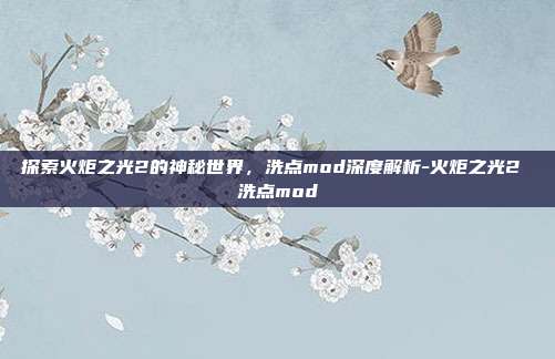 探索火炬之光2的神秘世界,洗点mod深度解析-火炬之光2 洗点mod