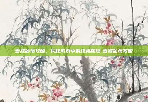 雪踪秘境攻略,揭秘游戏中的终极探险-雪踪秘境攻略