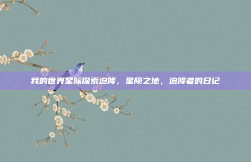 我的世界星际探索迫降,星陨之地,迫降者的日记