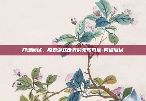 网通魔域,探索游戏世界的无限可能-网通魔域