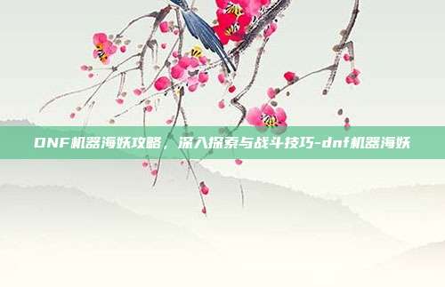 DNF机器海妖攻略,深入探索与战斗技巧-dnf机器海妖