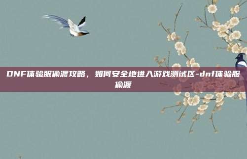 DNF体验服偷渡攻略,如何安全地进入游戏测试区-dnf体验服偷渡