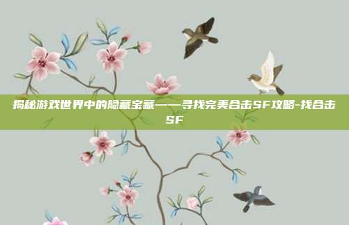 揭秘游戏世界中的隐藏宝藏——寻找完美合击SF攻略-找合击SF