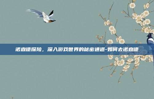 诺森德探险,深入游戏世界的秘密通道-如何去诺森德