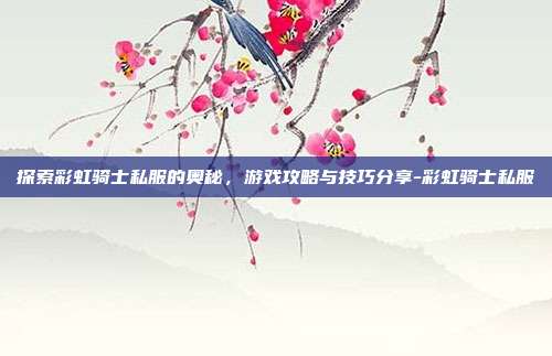 探索彩虹骑士私服的奥秘,游戏攻略与技巧分享-彩虹骑士私服