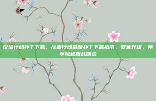 反恐行动补丁下载,反恐行动最新补丁下载指南,安全升级,畅享极致枪战体验