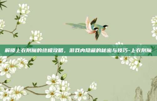 解锁上衣附魔的终极攻略,游戏内隐藏的秘密与技巧-上衣附魔