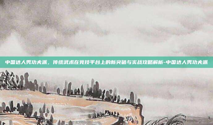 中国达人秀功夫派,传统武术在竞技平台上的新突破与实战攻略解析-中国达人秀功夫派