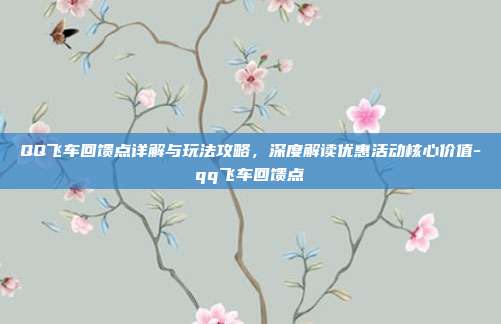 QQ飞车回馈点详解与玩法攻略,深度解读优惠活动核心价值-qq飞车回馈点
