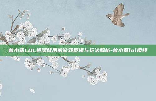 曾小贤LOL视频背后的游戏逻辑与玩法解析-曾小贤lol视频