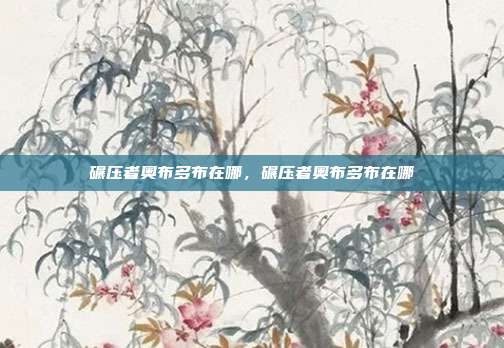 碾压者奥布多布在哪,碾压者奥布多布在哪