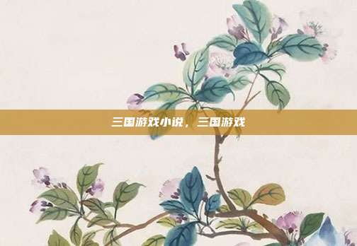 三国游戏小说,三国游戏