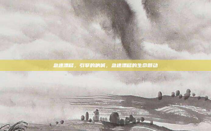 急速漂移,引擎的呐喊,急速漂移的生命颤动