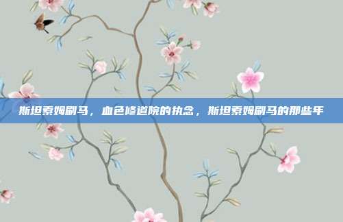 斯坦索姆刷马,血色修道院的执念,斯坦索姆刷马的那些年