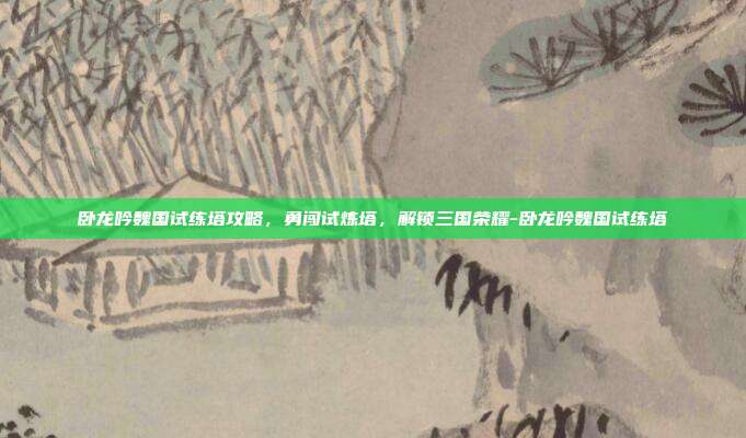 卧龙吟魏国试练塔攻略,勇闯试炼塔,解锁三国荣耀-卧龙吟魏国试练塔