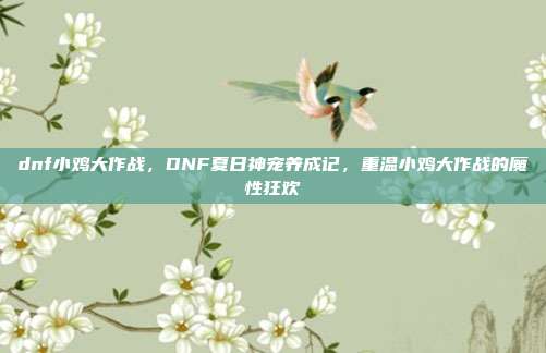 dnf小鸡大作战,DNF夏日神宠养成记,重温小鸡大作战的魔性狂欢