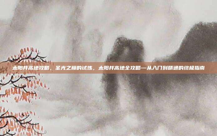 太阳井高地攻略,圣光之巅的试炼,太阳井高地全攻略—从入门到精通的终极指南