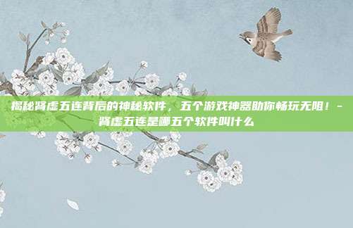 揭秘肾虚五连背后的神秘软件,五个游戏神器助你畅玩无阻!-肾虚五连是哪五个软件叫什么