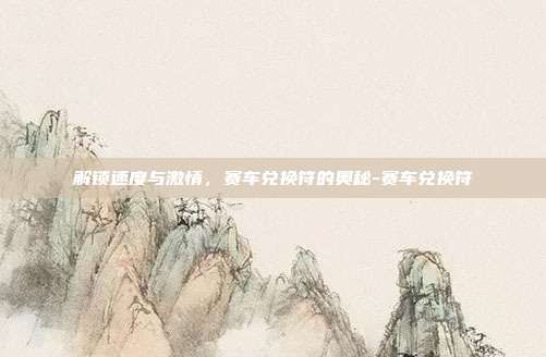 解锁速度与激情,赛车兑换符的奥秘-赛车兑换符