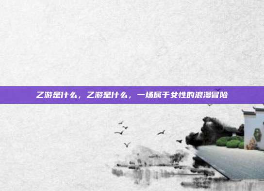乙游是什么,乙游是什么,一场属于女性的浪漫冒险