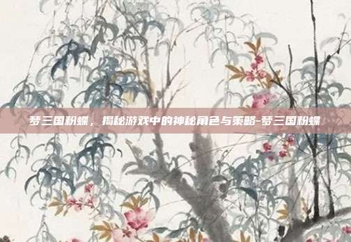 梦三国粉蝶,揭秘游戏中的神秘角色与策略-梦三国粉蝶