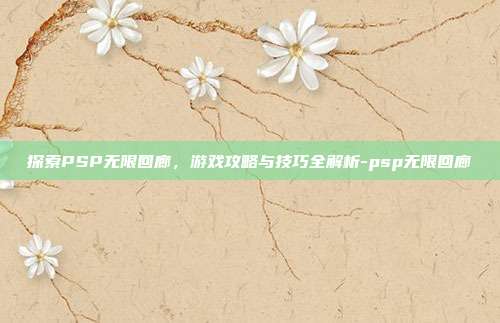 探索PSP无限回廊,游戏攻略与技巧全解析-psp无限回廊