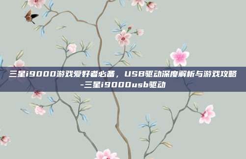 三星i9000游戏爱好者必备,USB驱动深度解析与游戏攻略-三星i9000usb驱动
