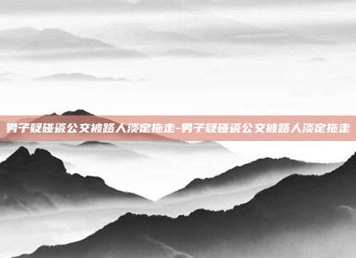 男子疑碰瓷公交被路人淡定拖走-男子疑碰瓷公交被路人淡定拖走