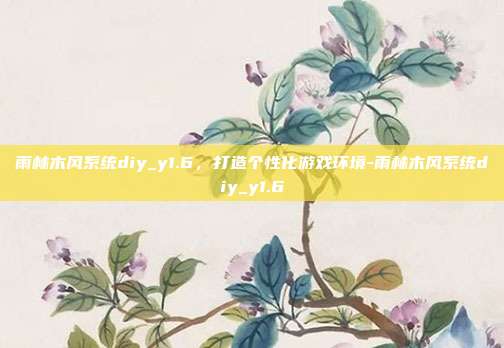 雨林木风系统diy_y1.6,打造个性化游戏环境-雨林木风系统diy_y1.6