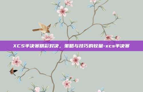 XCS半决赛精彩对决,策略与技巧的较量-xcs半决赛