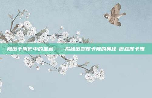 隐匿于阴影中的宝藏——揭秘匿踪库卡隆的奥秘-匿踪库卡隆