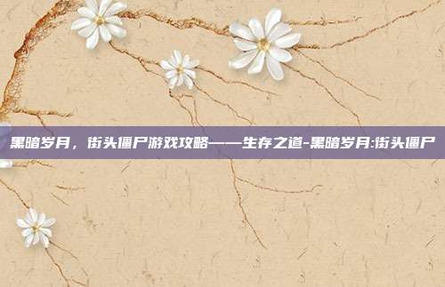 黑暗岁月,街头僵尸游戏攻略——生存之道-黑暗岁月:街头僵尸