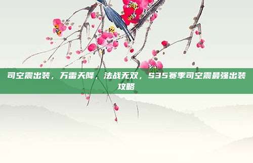 司空震出装,万雷天降,法战无双,S35赛季司空震最强出装攻略