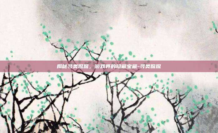 揭秘寻类侃侃,游戏界的隐藏宝藏-寻类侃侃