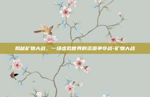 揭秘矿物大战,一场虚拟世界的资源争夺战-矿物大战
