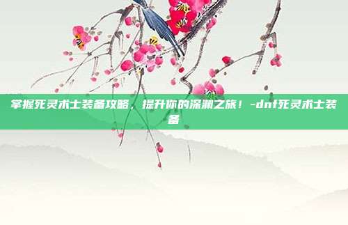 掌握死灵术士装备攻略,提升你的深渊之旅!-dnf死灵术士装备