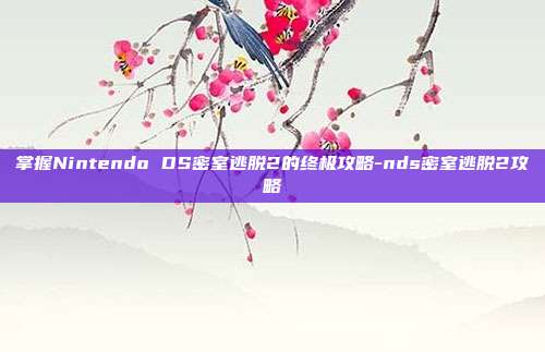掌握Nintendo DS密室逃脱2的终极攻略-nds密室逃脱2攻略