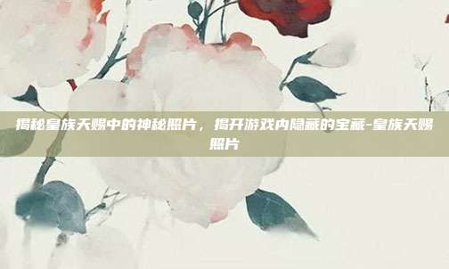 揭秘皇族天赐中的神秘照片,揭开游戏内隐藏的宝藏-皇族天赐照片
