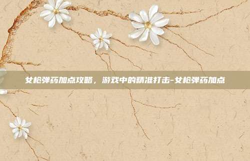 女枪弹药加点攻略,游戏中的精准打击-女枪弹药加点
