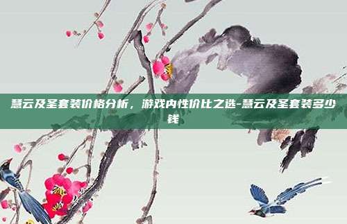慧云及圣套装价格分析,游戏内性价比之选-慧云及圣套装多少钱